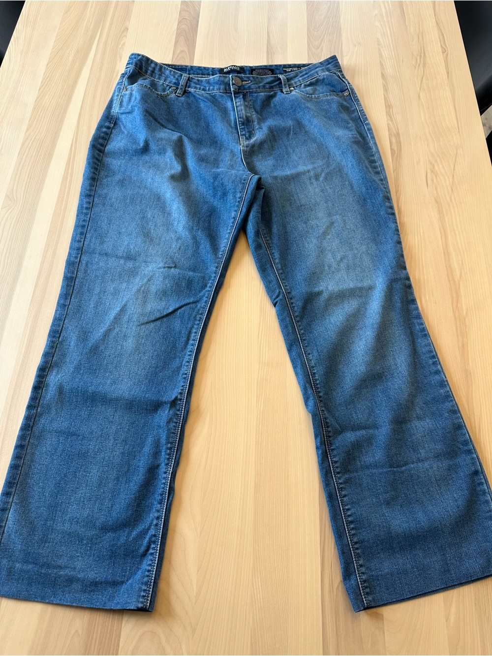 Buffalo David Bitton Boulevard Mid Rise Straight Jeans Women’s 14x32